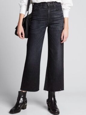 SLVRLAKE- Grace Crop Jeans Black Size 24
